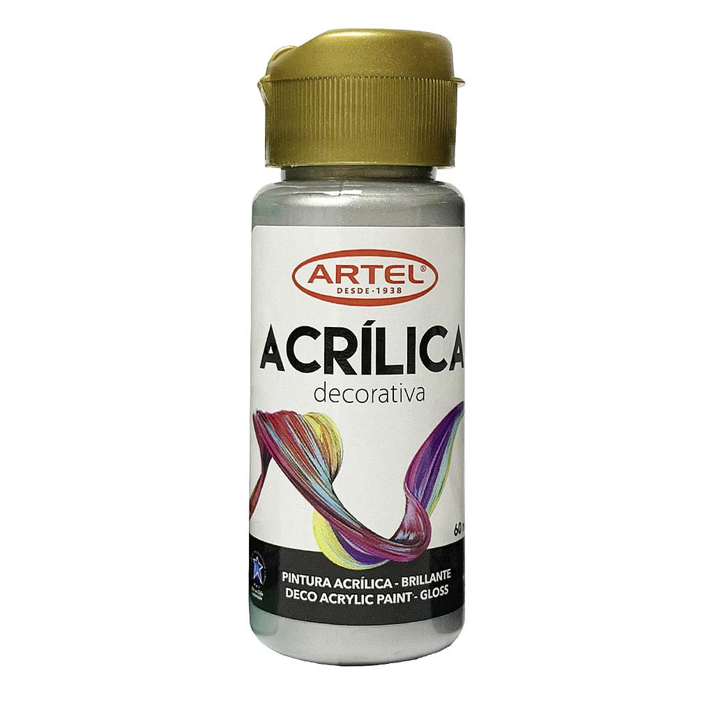 PINTURA ACRILICA ARTEL 60ml DECO METAL GRIS N° 996