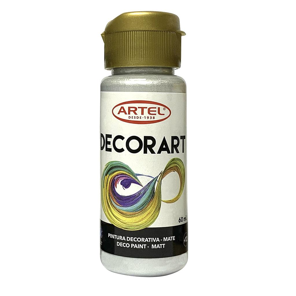 PINTURA DECORART ARTEL 60 ml PLATA Nº 95