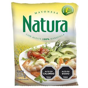 MAYONESA  NATURA SACHET  119 GRS.