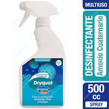 DESINFECTANTE AMONIO CUATERNARIO DRYCUAT CON ROCIADOR 500ML. ( DESC. )