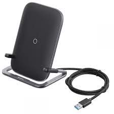 CARGADOR INALAMBRICO VERTICAL BASEUS CARGA RAPIDA 15W NEGRO 