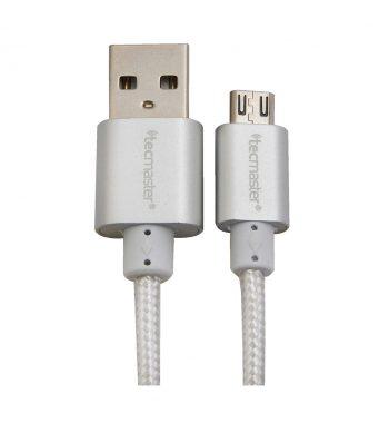 CABLE REFORZADO MICRO USB TECMASTER 2.5MTS TM-200520-SL