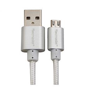 CABLE REFORZADO MICRO USB TECMASTER 2.5MTS TM-200520-SL