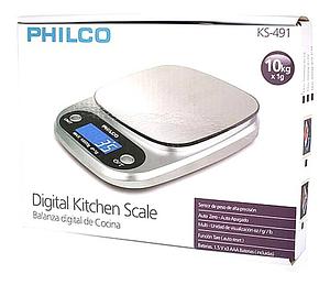 BALANZA DIGITAL PHILCO KS-491 1GR-10KG 