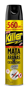 INSECTICIDA KILLER 560 cms.  ARAÑAS Y CUCARACHAS 