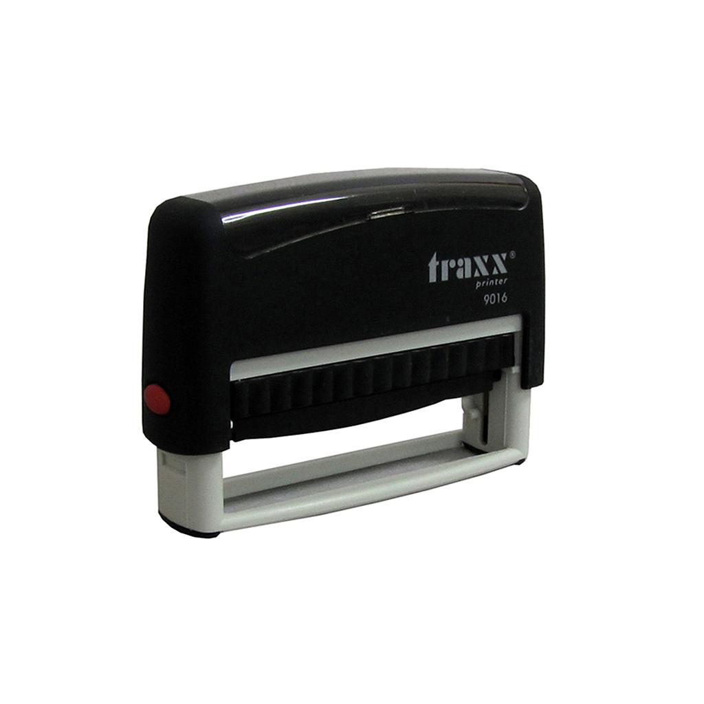 TIMBRE AUTOMATICO TRAXX ( 9016 ) 10 x 70 mm NEGRO 