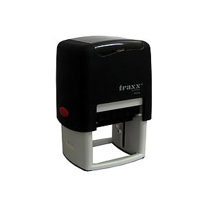 TIMBRE AUTOMATICO TRAXX ( 9023 ) 30 x 30 mm NEGRO 