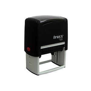 TIMBRE AUTOMATICO TRAXX ( 9024 ) 40 x 40 mm NEGRO 