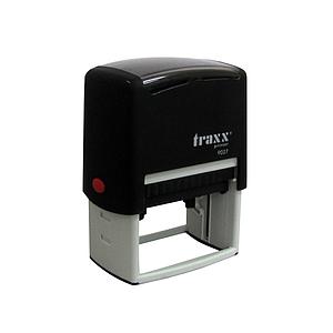 TIMBRE AUTOMATICO TRAXX ( 9027 ) 40 x 60 mm NEGRO 