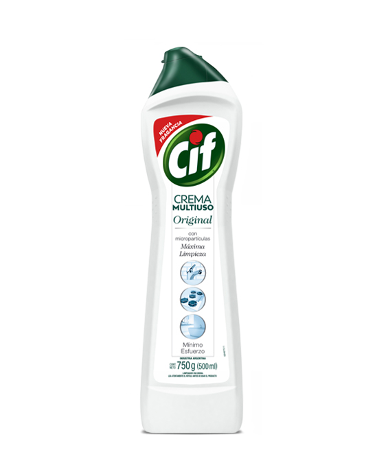 LIMPIADOR CIF CREMA MULTIUSO ORIGINAL 750 Grs ( LA )