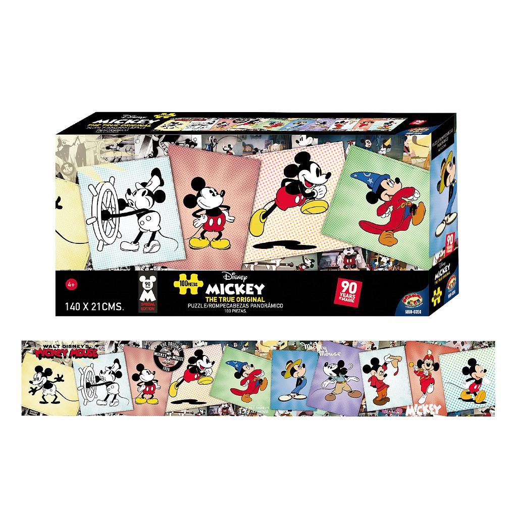 PUZZLE PANORAMICO MICKEY TOYNG +4 100PZAS. M90-0350