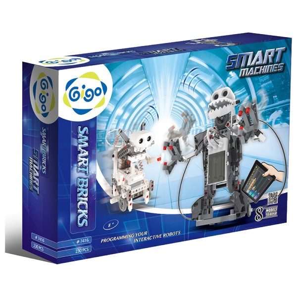 ROBOT PROGRAMABLE GIGO  230PZAS. +8 COD.7416 ( DESC. )