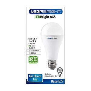 AMPOLLETA LED MEGABRIGHT 15W LUZ FRIA