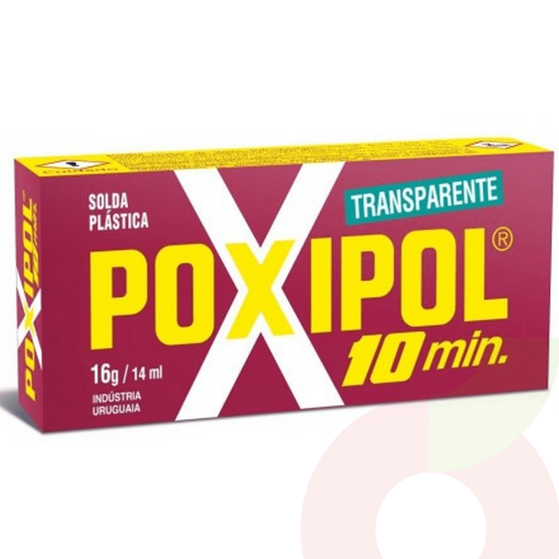 ADHESIVO POXIPOL TRANSPARENTE 16G 10min.