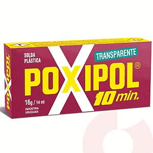 ADHESIVO POXIPOL TRANSPARENTE 16G 10min.