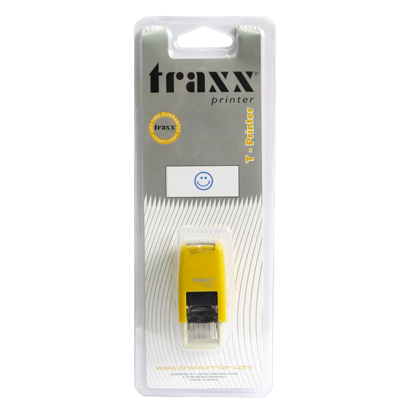 TIMBRE AUTOMATICO TRAXX (0217) HAPPY FACE 14 x 14 mm 