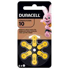 PILAS DURACELL N10 HEARING AID 1.45V PACK 6