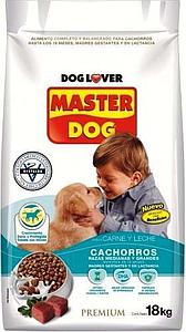 ALIMENTO MASTER DOG CACHORRO CARNE/LECHE 18KGS.