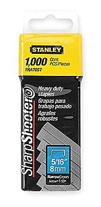 GRAPAS STANLEY 5/16" P/TRABAJOS PESADOS