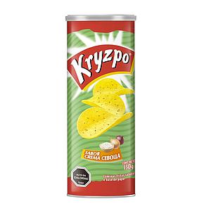 PAPAS FRITAS KRYZPO CREMA CEBOLLA TARRO 130 GRS