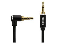 CABLE AUXILIAR 90° PHILIPS 3.5MM 1.2MT AZUL SWA4221