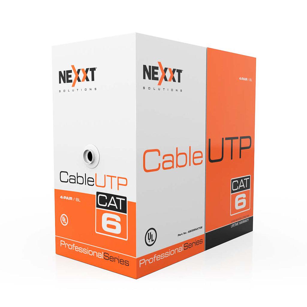 CAJA CABLE RED NEXXT CAT6 4 PARES 305mts ROJO AB356NXT13