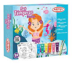 SET TEMPERAS DE FANTASIA ARTEL 24 PZAS. +3 ( DESC. )