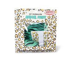 SET CELEBRACION ANIMAL PRINT ARTEL ( DESC. )