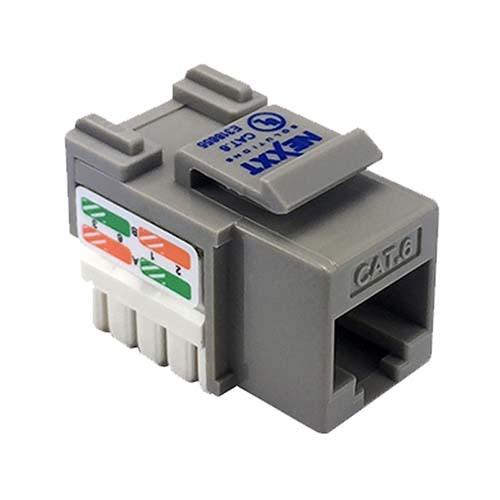 JACK NEXXT Cat6 TIPO 110 KEYSTONE GRIS