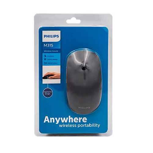 MOUSE INALAMBRICO PHILIPS M315 NEGRO SPK7315