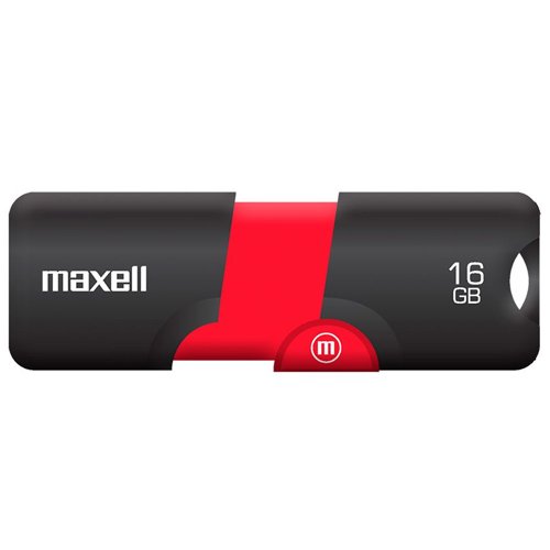 PENDRIVE MAXELL FLIX RETRACTIL 2.0 16GB ROJO