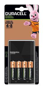 CARGADOR DE PILAS DURACELL C/4 PILAS AA 2500mAh
