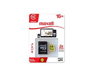 TARJETA DE MEMORIA MAXELL MICRO SDHC C/10 16GB C/ADAPTADOR