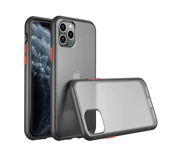 CARCASA COFOLK JELLY CANDY IPHONE 11 PRO MAX NEGRA