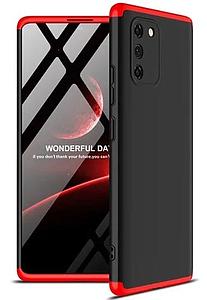 CARCASA GKK 360° SAMSUNG  S10 LITE ROJA CON NEGRO