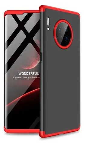 CARCASA GKK 360° HUAWEI MATE 30 PRO ROJA CON NEGRO