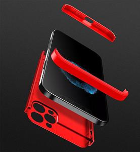 CARCASA GKK 360° IPHONE 12 PRO ROJA