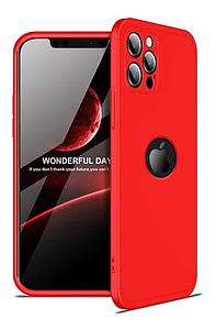 CARCASA GKK 360° IPHONE 12 PRO MAX ROJA