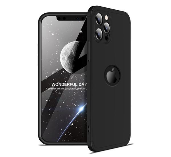 CARCASA GKK 360° IPHONE 12 PRO NEGRA