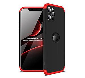 CARCASA GKK 360° IPHONE 11 PRO ROJA CON NEGRO