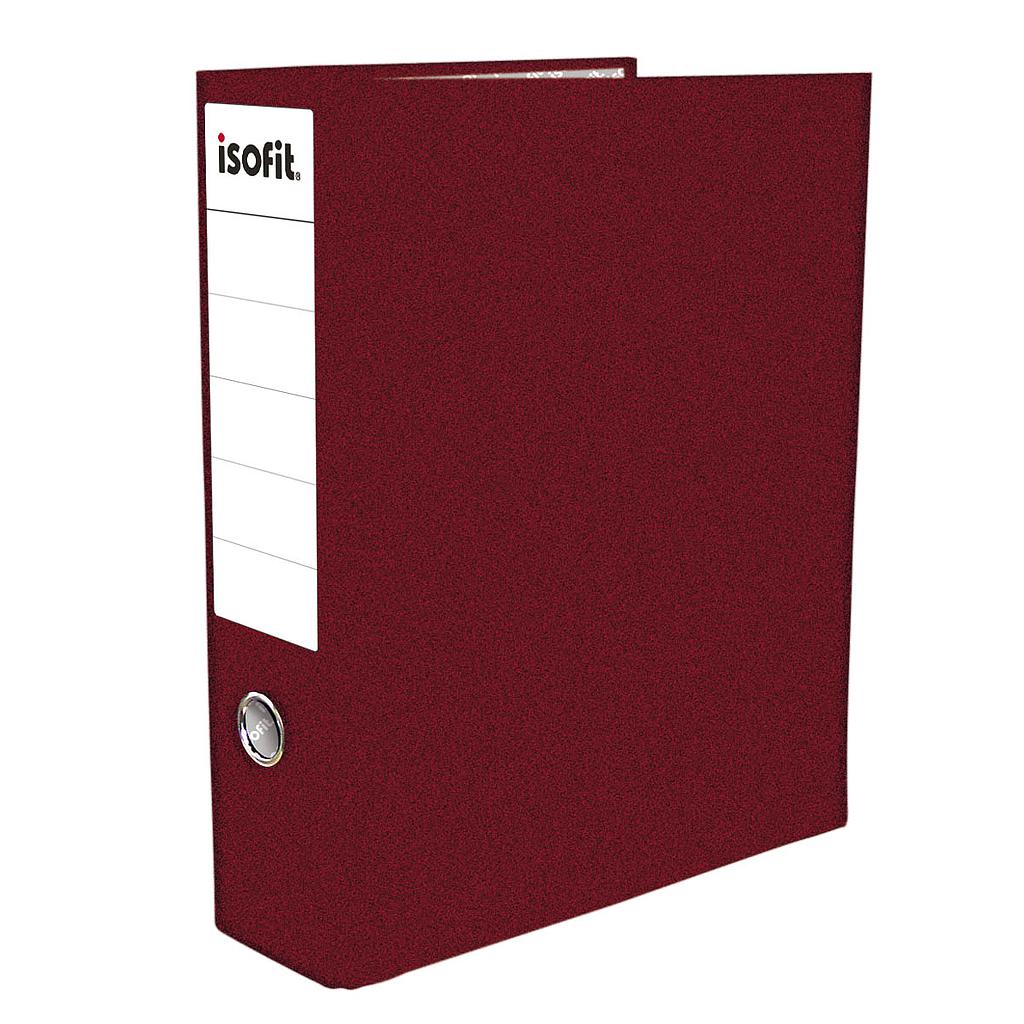 ARCHIVADOR ISOFIT CARTA LOMO ANCHO BURDEO (FLAT) (DUPLIC.) 
