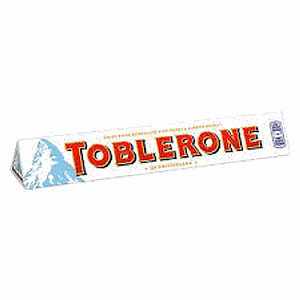 CHOCOLATE BLANCO TOBLERONE LECHE 100GRS.