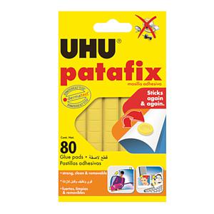 MASILLA ADHESIVA UHU PATAFIX AMARILLA 80 GRS.
