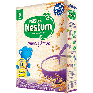 CAJA NESTUM NESTLE AVENA Y ARROZ 250GRS
