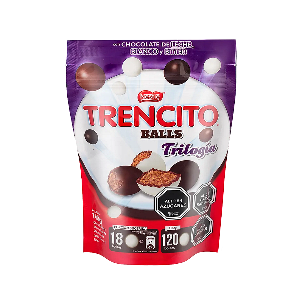 CHOCOLATE MACKAY TRENCITO BALLS 120 GRS ( DESC. )