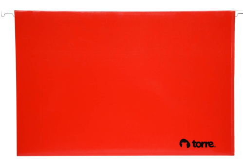 CARPETA COLGANTE TORRE ROJA B/METAL