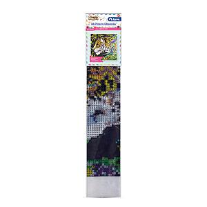 KIT PINTURA DIAMANTE TORRE LEOPARDO 30X30 CM. (DIAMANTES + HERRAMIENTAS)