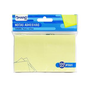 NOTAS ADHESIVAS MEMO STICK HAND 76 x 127 mm PB-054