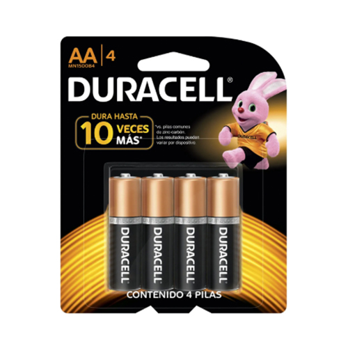 PILA DURACELL AA x 4 UNID
