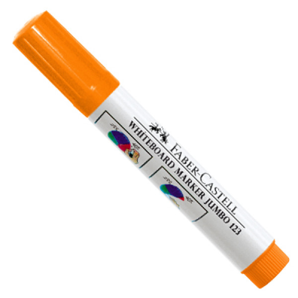 PLUMON FABER PIZARRA JUMBO 123 NARANJO